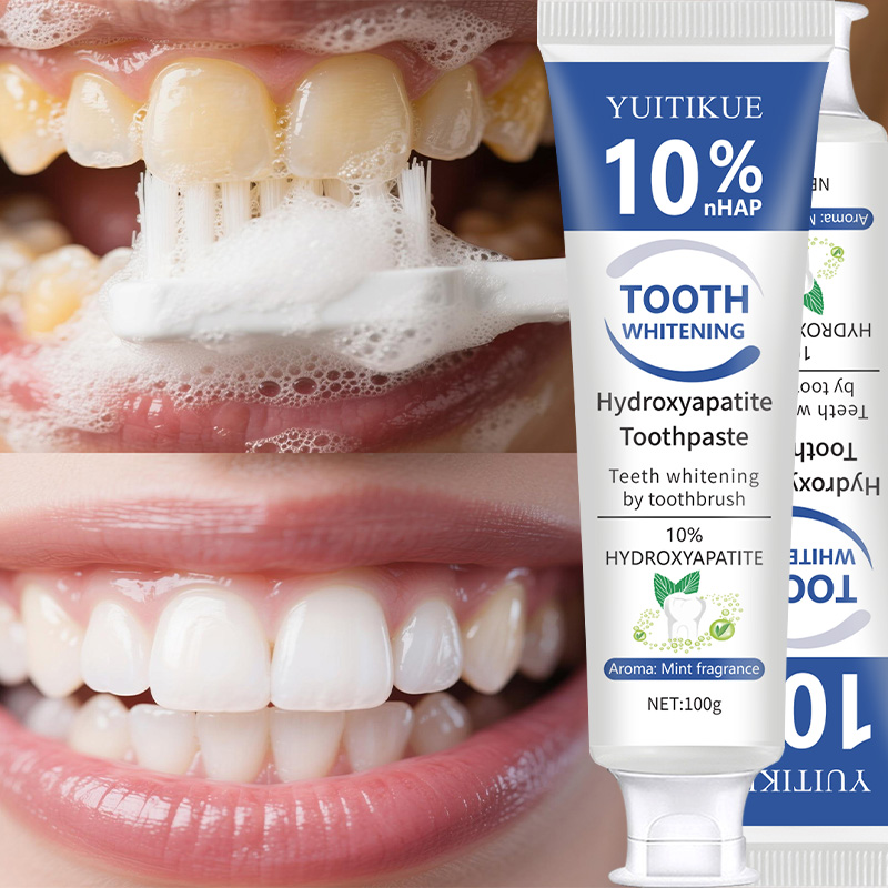 Hydroxyapatite Toothpaste - YUITIKUE %10 NHAP Hidroksiapatit Diş Macunu