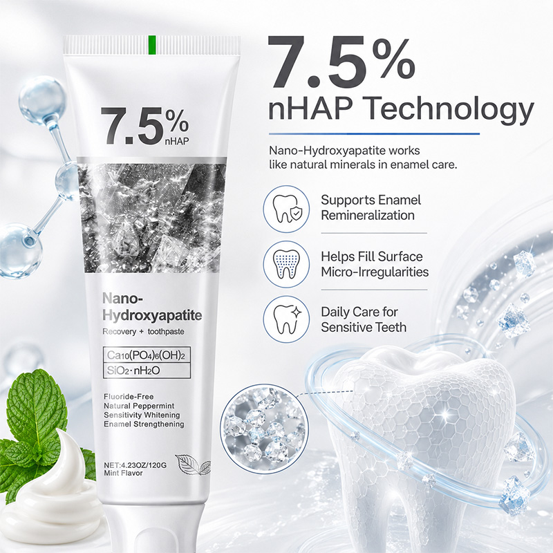 Hydroxyapatite Toothpaste - 5/6 Adet %7,5 nHAP Nano Hidroksiapatit