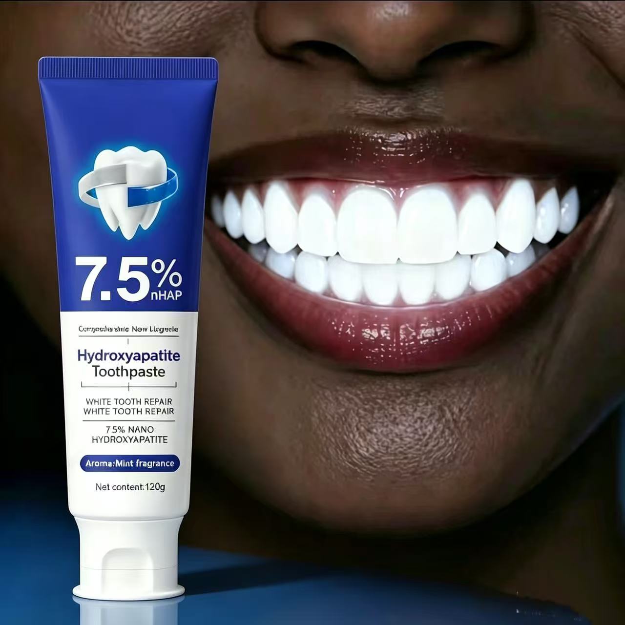 Hydroxyapatite Toothpaste - %7,5 Nano Hidroksiapatit Diş Macunu Kahve