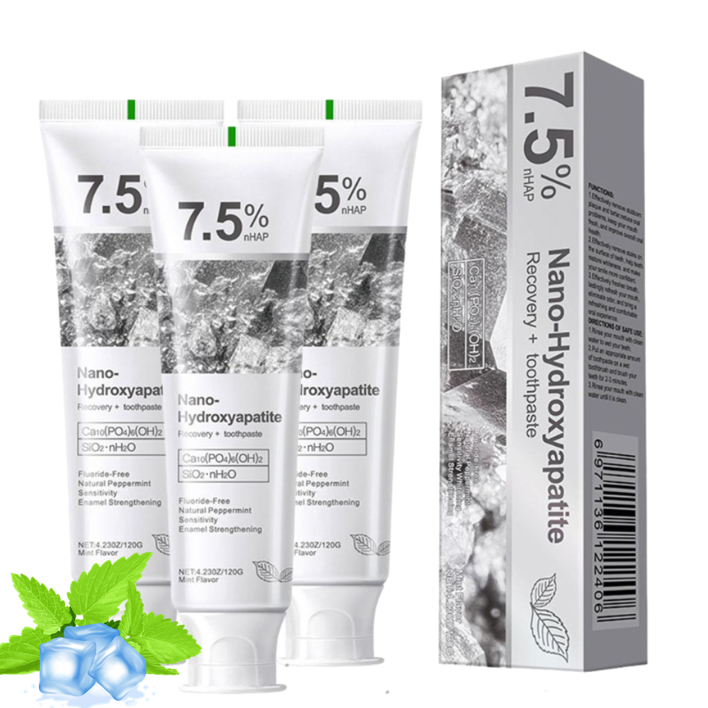 Hydroxyapatite Toothpaste - %7,5 Nano Hidroksiapatit Diş Macunu Beyazlatıcı
