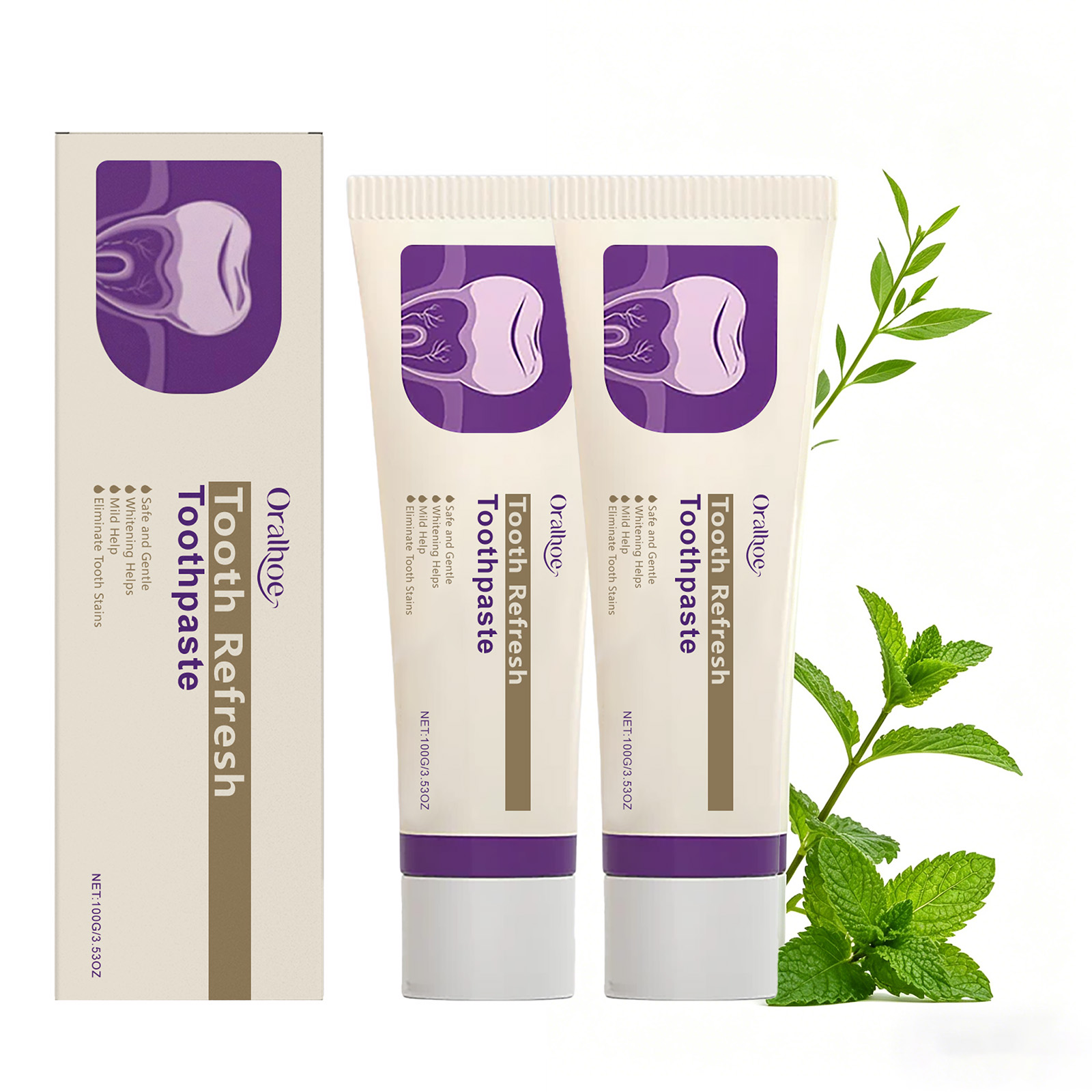 Teeth Whitening That Works - Diş Beyazlatıcı Naneli Diş Macunu, Emaye