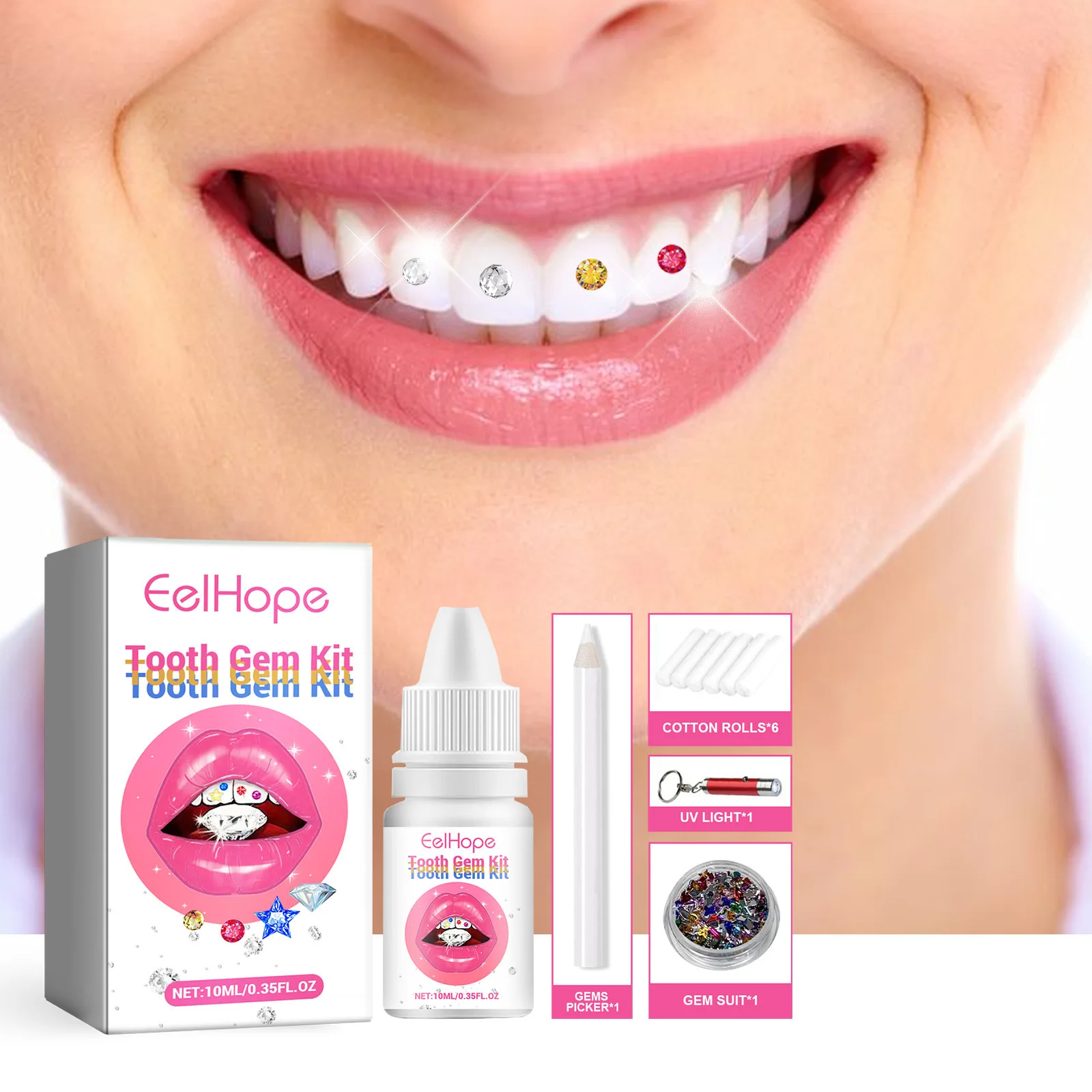 Teeth Whitening Usa - Diş Takı Seti Kendin Yap Şeffaf
