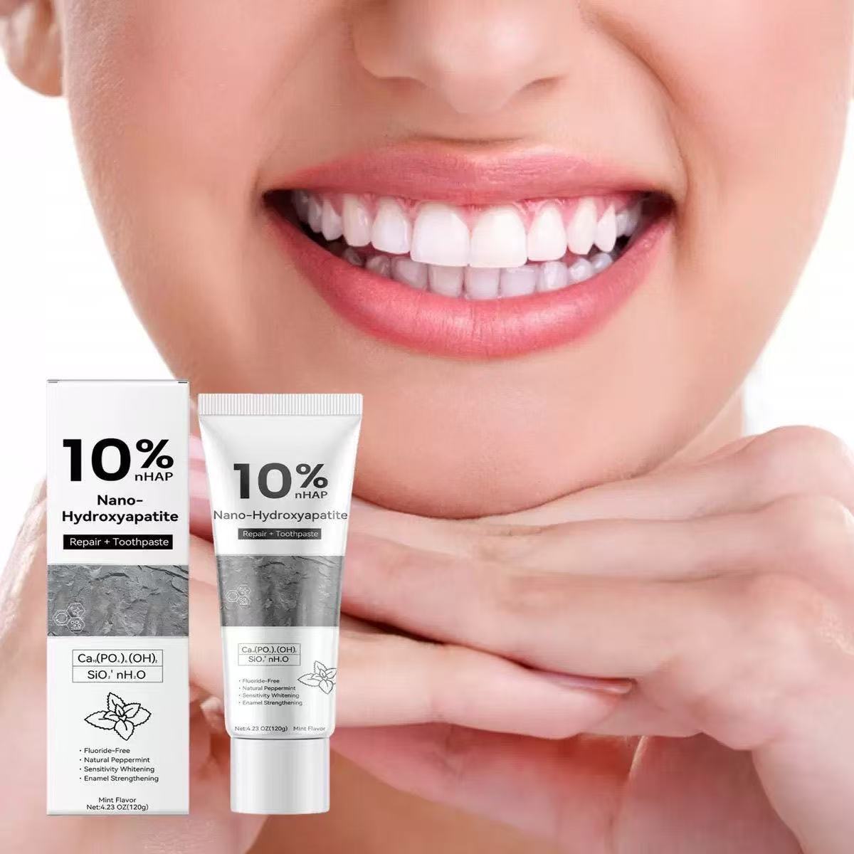 Hydroxyapatite Toothpaste - %10 Nano Hidroksiapatit Beyazlatıcı ve Leke