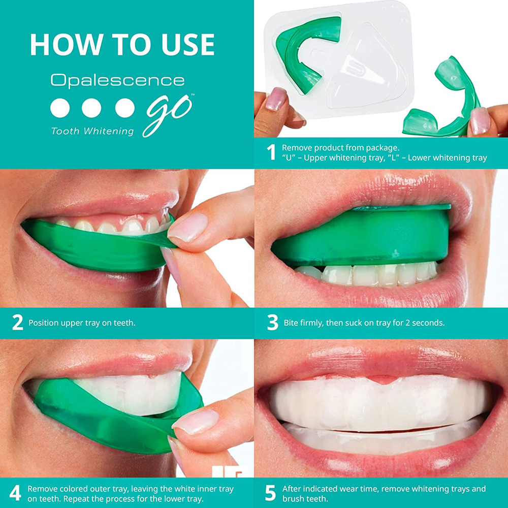 Diş beyazlatma için hidrojen p - Teeth Whitening Opalescence Go incelemesi ve fiyatı