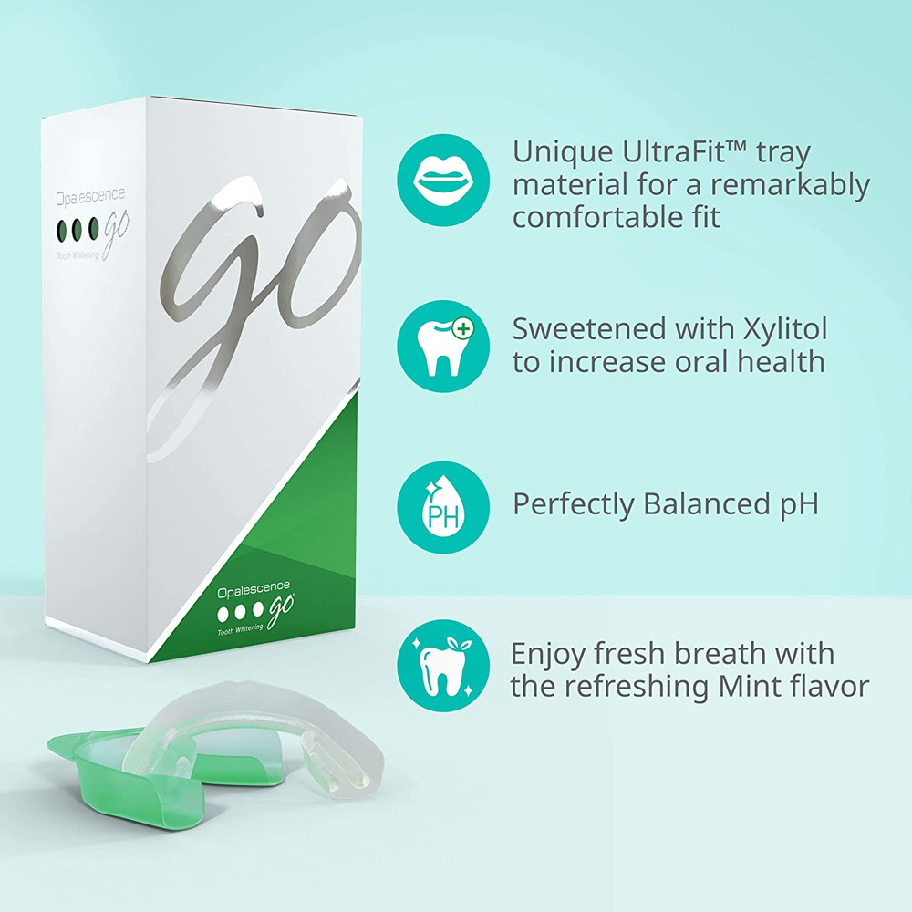 Diş beyazlatma için hidrojen p - Teeth Whitening Opalescence Go incelemesi ve fiyatı