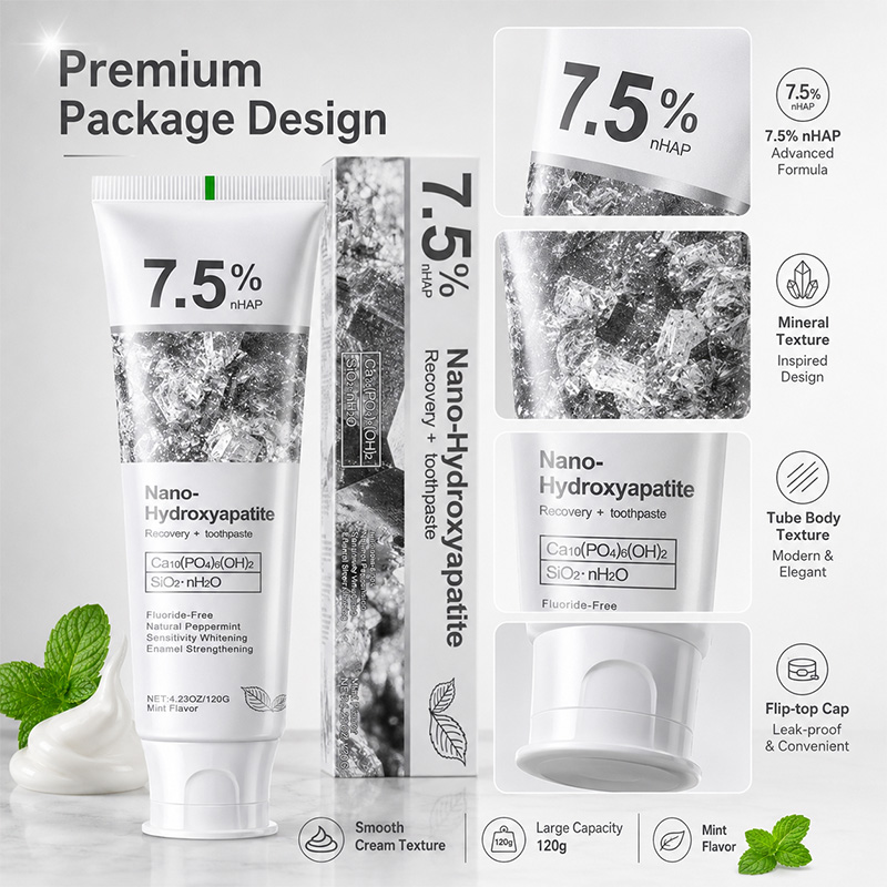 5/6 Adet %7,5 nHAP Nano Hidrok - Hydroxyapatite Toothpaste incelemesi ve fiyatı