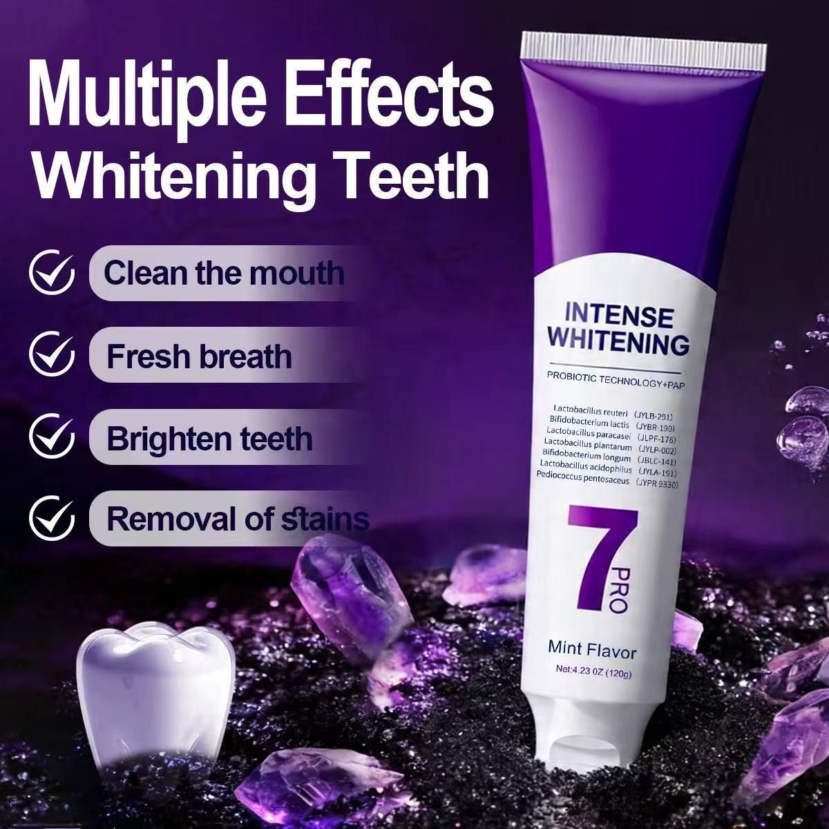 7-Pro Probiyotik Beyazlatıcı D - Teeth Whitening That Works incelemesi ve fiyatı