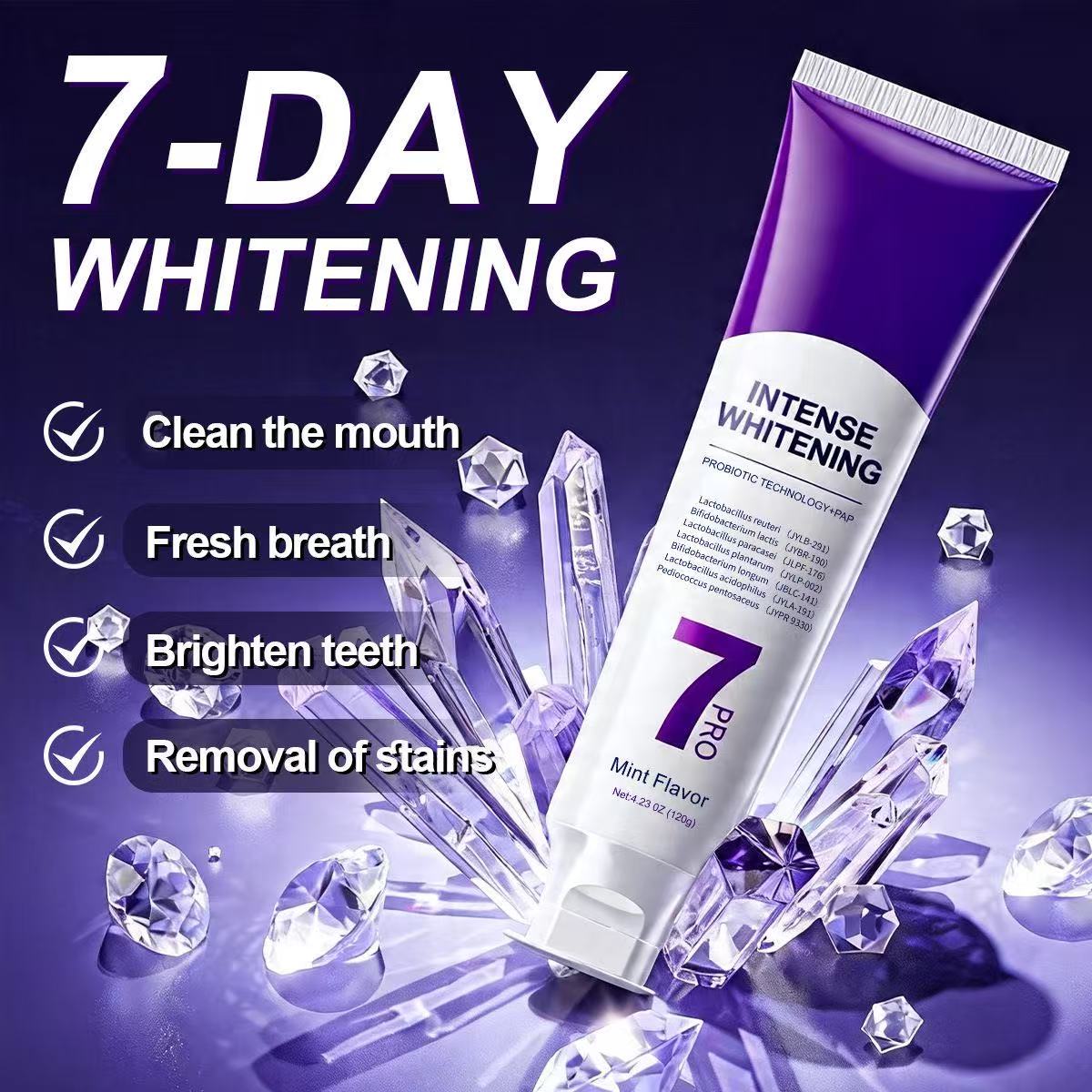 7-Pro Probiyotik Beyazlatıcı D - Teeth Whitening That Works incelemesi ve fiyatı