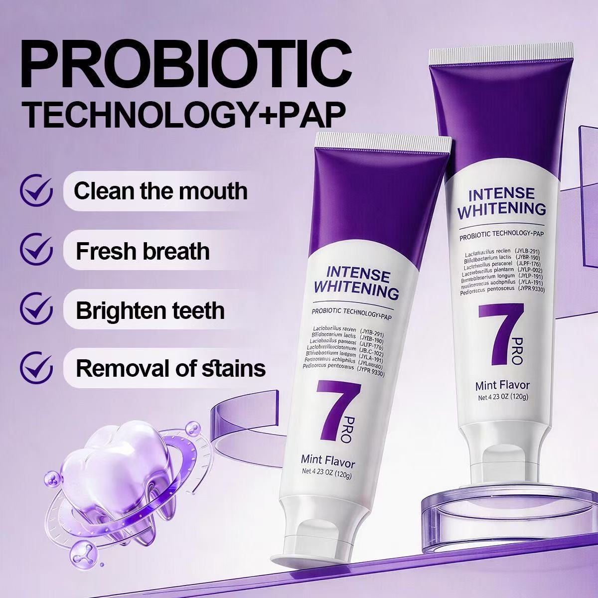 7-Pro Probiyotik Beyazlatıcı D - Teeth Whitening That Works incelemesi ve fiyatı