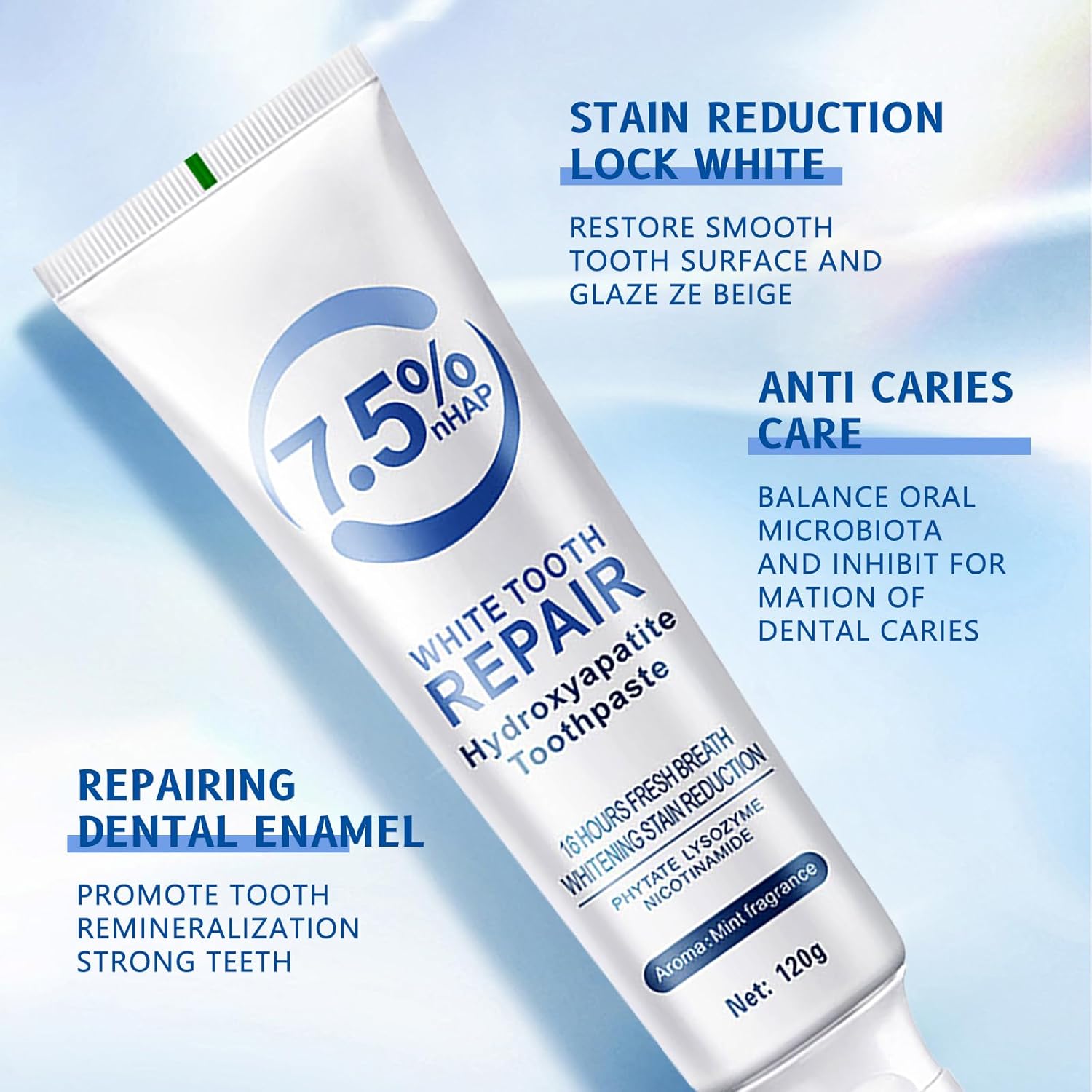 1/2 adet Hidroksapatit Diş Mac - Hydroxyapatite Toothpaste incelemesi ve fiyatı