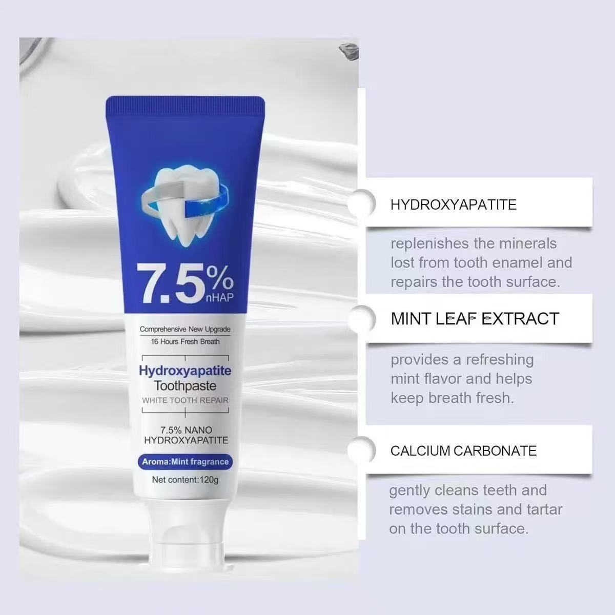 %7,5 Nano Hidroksiapatit Diş M - Hydroxyapatite Toothpaste incelemesi ve fiyatı
