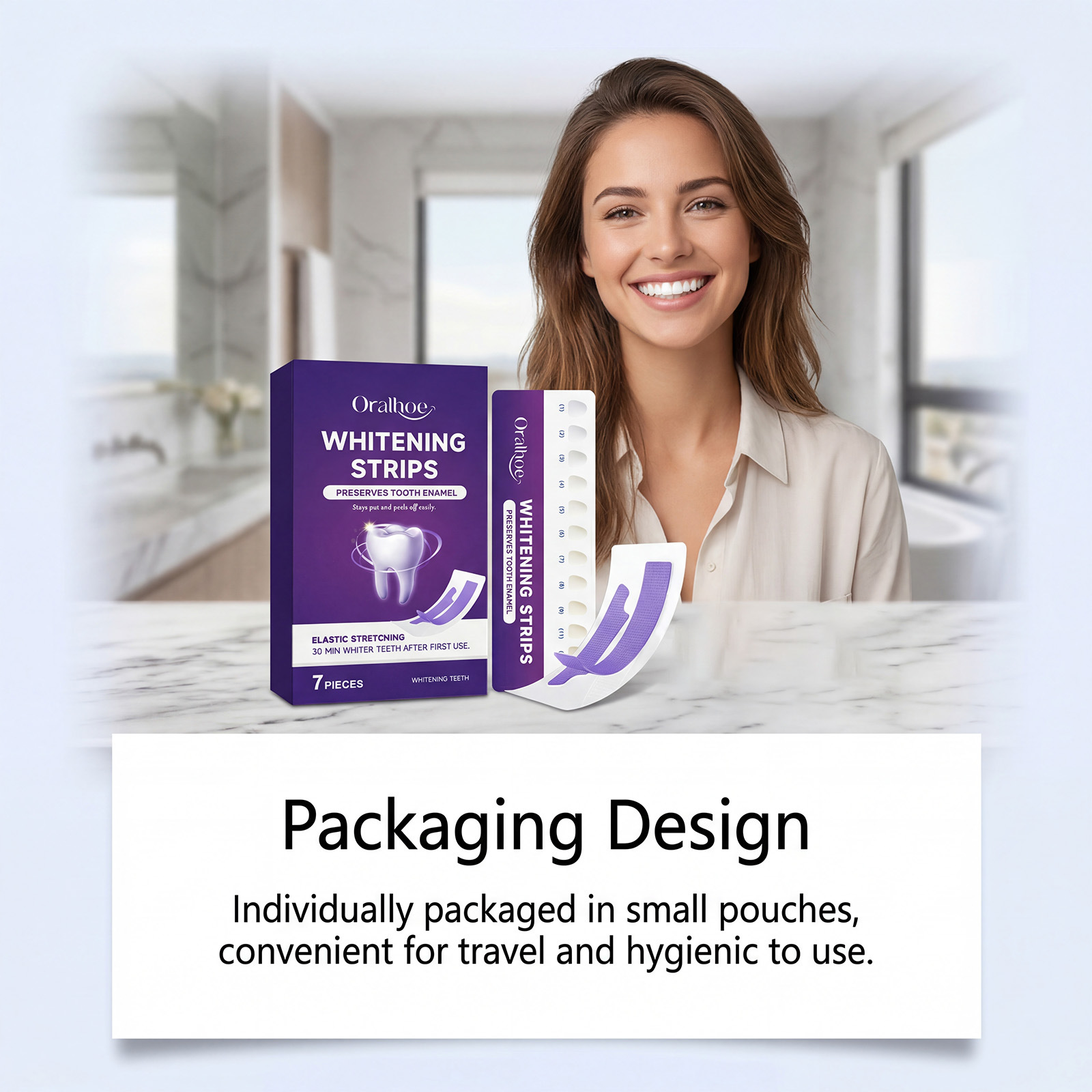 ORALHOE Hassas Dişler İçin Güv - Teeth Whitening Strips Permanent incelemesi ve fiyatı