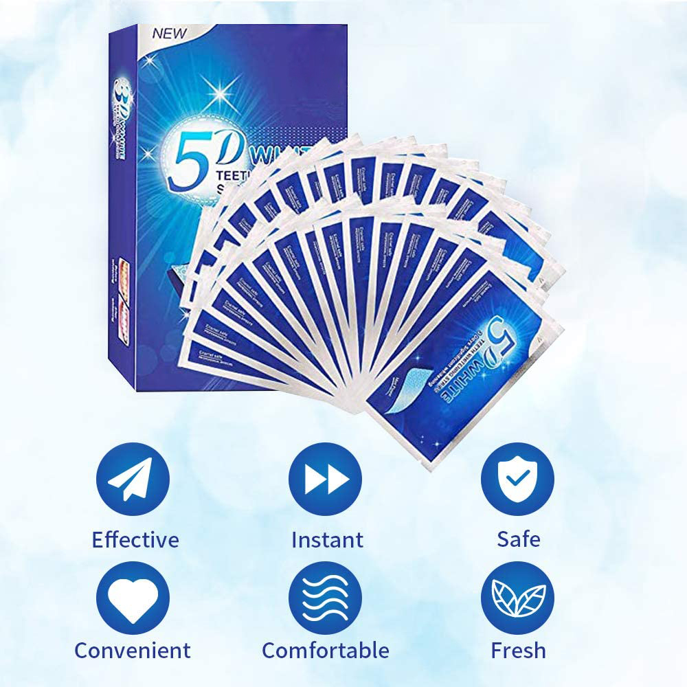 5D Beyaz Diş Beyazlatma Şeridi - Teeth Whitening Strips Permanent incelemesi ve fiyatı