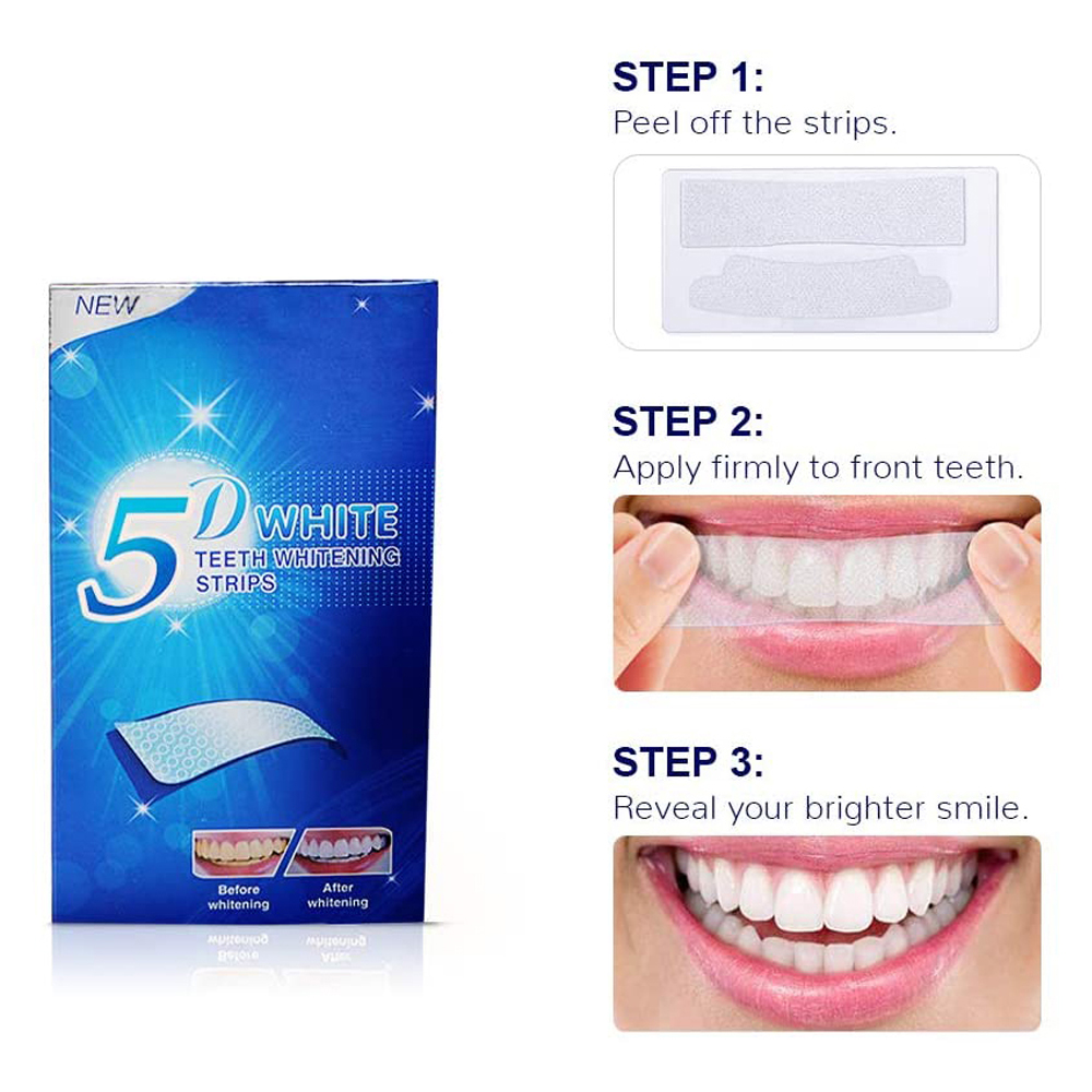 5D Beyaz Diş Beyazlatma Şeridi - Teeth Whitening Strips Permanent incelemesi ve fiyatı